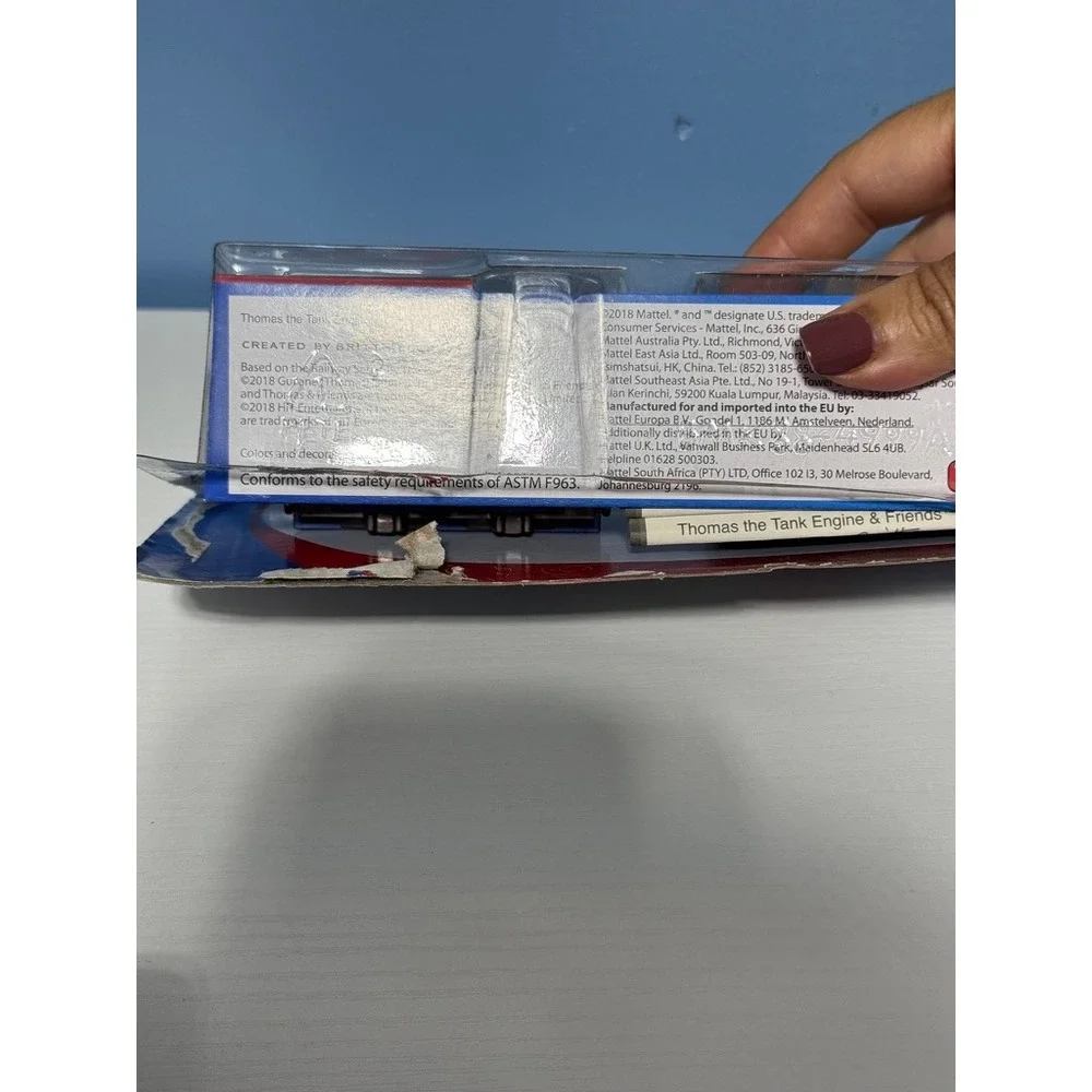 Thomas & Friends TrackMaster Steelworks Hurricane Motorized Engine Damaged Box